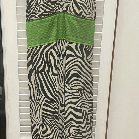 Phoebe Couture, zebra print, 3/4 length dress - Picture 2 of 4